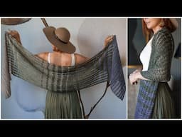 Easy, Step-by-Step: How to Crochet the Lovely, Lacy, Beginner Friendly Trellis Shawl + Win Yarn!