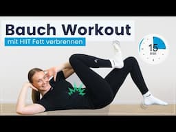 15 Min. HIIT Bauchtraining für Zuhause - Fett verbrennen und Muskeln aufbauen