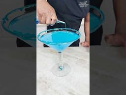 Berry Blue Jolly Rancher Martini #cocktail #candy