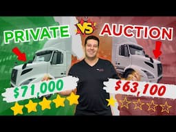 Buying a Semi Day Cab: AUCTION vs. DEALER vs. PRIVATE! Behind the Scenes!