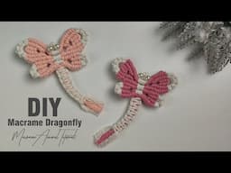 DIY Macrame Dragonfly | Macrame Animal Tutorial