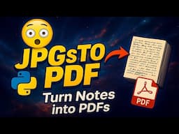 🔥 How to Convert Images to PDF in Seconds with Just ONE Python Script!  [ 2025 Update ]