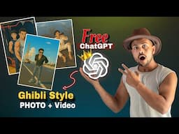 Unlimited Ghibli Photos & Video FREE मैं बनाओ ⚡️| ChatGPT Secret ￼Hack जो किसी को नहीं पता