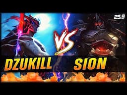 Dzukill - Yone vs Sion TOP Patch 25.9 - Grandmaster Yone Gameplay