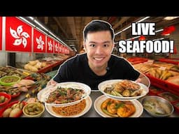 Hong Kong’s BIGGEST Seafood Wet Market + INSANE Seafood Feast 🇭🇰