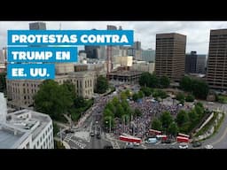 Protestas en EE. UU. contra Trump movilizan a miles de personas