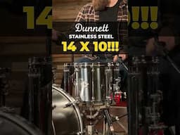 MASSIVE 14x10 Steel Snare Drum!