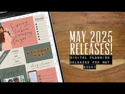 🥳 New May releases are here!! Plan with me and so many spring things! yay!