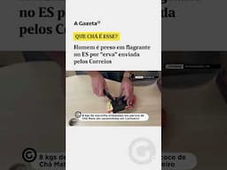 Maconha em embalagem de erva-mate