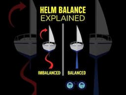 Helm Balance Explained #sailingtips  #beginnersailing #SailboatHandling