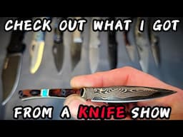Scores From a Knife Show & My Design WE KNIVES INMATE Production