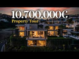 Inside a 10.700.000€ Luxury Modern House in The Hills with Sea Views, Spa, Gym... | Marbella, Spain