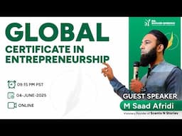 Guest Speaker Session by CEO of Scents N Stories | Dr. Shahid Qureshi