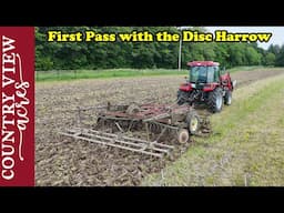 Preparing for Future Projects.  Discing Field to plant Summer Forage
