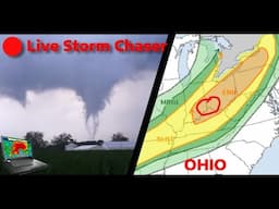 Live Storm Chaser: Ohio 4/29/25 Tornado Risk #Stormchasing #weather #tornado #ohio