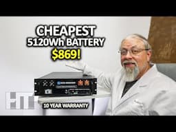ECO-WORTHY "$869" 51.2v 100Ah (5120Wh) LiFePO4 Battery | Solar | Off Grid | Backup