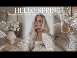 HELLO SPRING | homesense shop & haul, anxiety struggles, M&S groceries, cooking & cozy at home