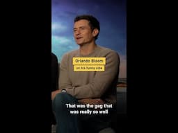 Orlando Bloom shows off his funny side
