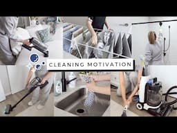 Cleaning Motivation! Deep cleaning my apartment! *NEW* cleaning machine