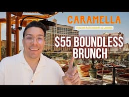 Trying the $55 All You Can Eat Brunch from Caramella in Las Vegas 🔥