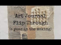Mixed Media Art Journal Flip Through + Bonus