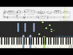 Arabesque No. 2 by Claude Debussy for piano solo - Practice Video