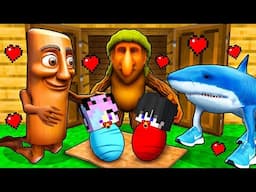 We Got Adopted by ITALIAN ANIMALS in Minecraft...