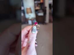 I Can't Believe I Just Found This Antique Gold Ruby Ring! 😍 #antique #10k #gold #ruby #ring