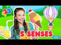 Learn to Talk - Learn 5 Senses | Learn Colors, First Words, Vehicles | Best Toddler Learning Videos