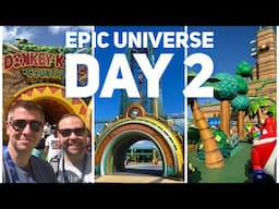 UNIVERSAL EPIC UNIVERSE VLOG | DAY 2 | EXPLORING ORLANDO'S NEWEST THEME PARK
