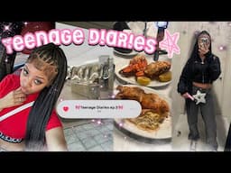 TEENAGE DIARIES 005✰ | interview, braids, dinner, bestie date, friends etc || Ra’Mariah Alexia