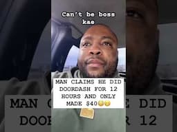 DoorDash and other small delivery will not get you ahead in life if that’s all you have going on