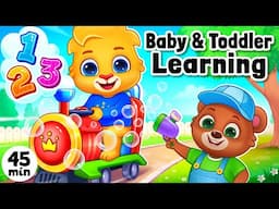 Toddler Learning Numbers, Colors For Kids, ABC Song, Toddler and Baby Learning With Lucas & Friends