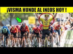 RESUMEN 1 ETAPA TOUR de ROMANDIE 2025 VISMA SACUDE al INEOS HOY