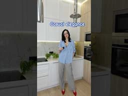 Effortlessly casual, yet elegant #elegant #elegantlady #elegance #elegantwoman #classystyle