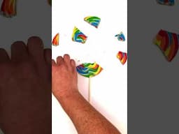 This Video HURTS To Watch 🥲 | #shorts #lollipop #icepop #food #littleangel #satisfying