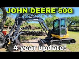 REGRETS? Our John Deere 50G Compact Excavator Update!