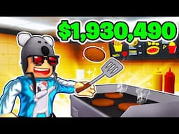 I Became The Richest With My OWN Restaurant in Fast Food Simulator! (Roblox)