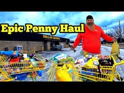 DG Surprise Penny Haul + RUN EPIC Clearance + Cake + More Pennies!
