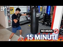 Boxing Heavy Bag Workout | No Music | Follow Along