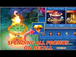 DRAW ON 'FIRE CROWN' RECALL USING PROMO DIAMONDS | MOBILE LEGENDS