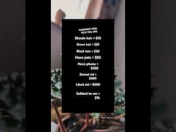 COMMENT HOW RICH YOU ARE!
