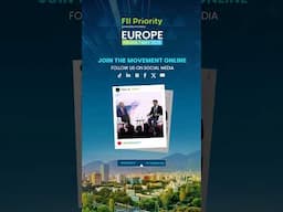 Stay tuned on #SocialMedia for #FIIPRIORITY #Europe 16–17 May
