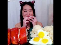 Foreigner Eats Filipino Pork Belly Roll! #reaction #mukbang #asmr #filipinofood #pinoyfood #crispy