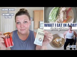 What I Eat In A Day for WEIGHT LOSS | Calorie Deficit + IF | EASY RECIPES and SNACKS for Weight Loss