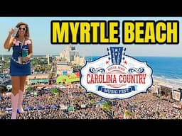 Why Myrtle Beach CCMF Fans MUST be prepared! Carolina Country Music Fest. 2025 & Saturday Beach Day!