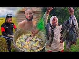 THE BIGGEST SWAMP IN JAMAICA WERE MANY CROCODILE LIVES GIANT TILAPIA HUNT EPIC