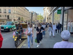 London Bank Holiday Walk 2025 | Summer Street Walking Tour in Central London (4K HDR)