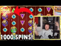 250X MULTI doing 1000 SPINS on GATES OF OLYMPUS SUPER SCATTER!