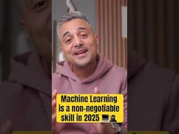 If you are a new software engineer, Machine Learning is non-negotiable!